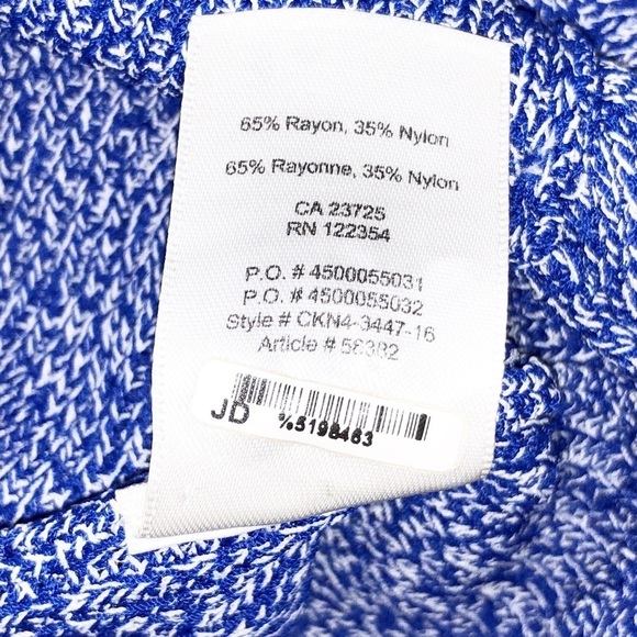 Aritzia Wilfred Palmier Blue Sleeveless Crew Neck Sweater Tunic Size XS - Picture 7 of 8